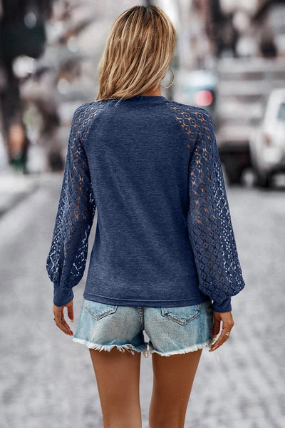 The Lace Sleeves Top