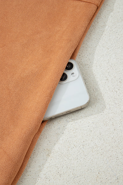 Saffron Suede Shift Dress — supplier product image