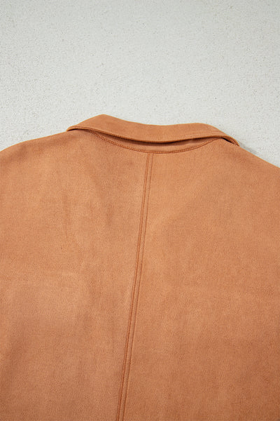 Saffron Suede Shift Dress — supplier product image