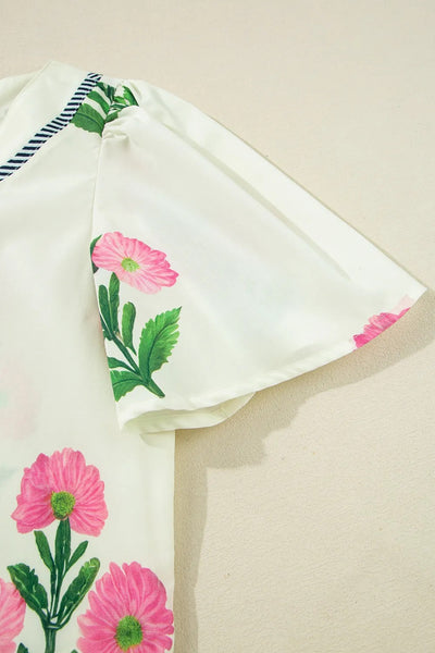 Bloom & Breeze Floral Shift Dress