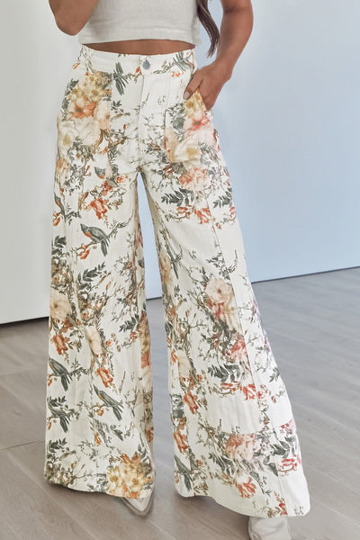 Vintage Bloom Wide Leg Jeans — supplier product image