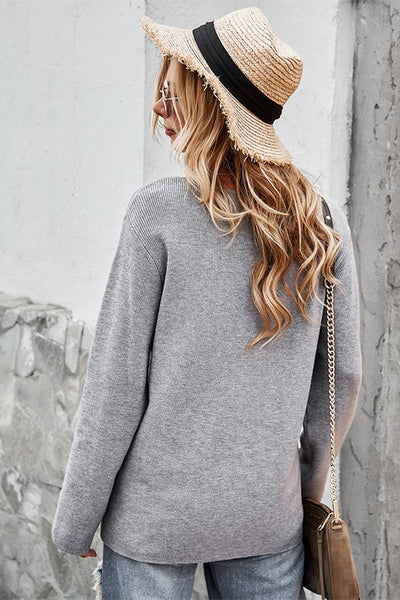 Crossed Front Sweater