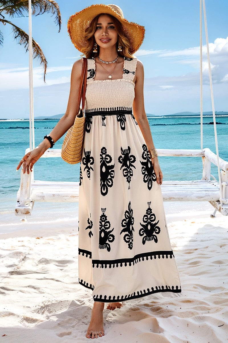 love kuza maxi dress Love Kuza Regal Square Neck Maxi Dress Black / Medium (6-8)