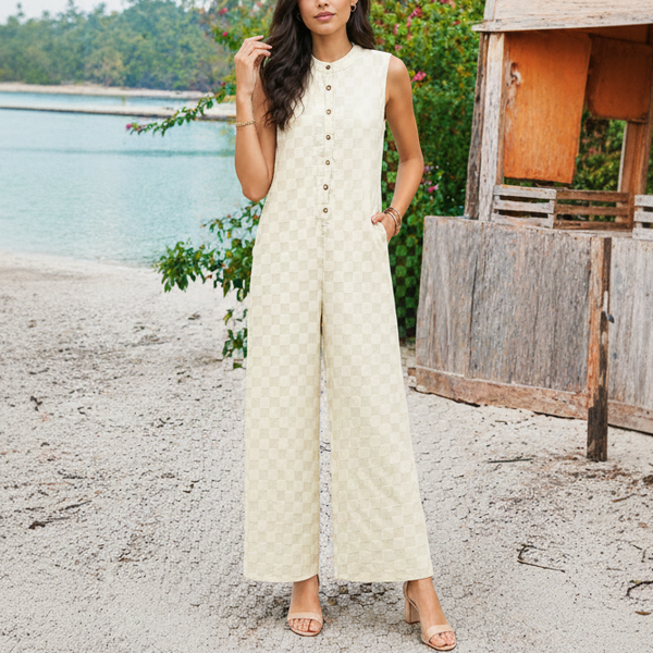 Check Luxe Jumpsuit