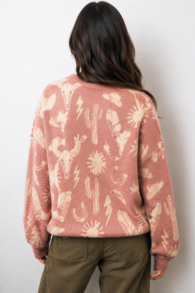 Desert Rose Trail Sweater