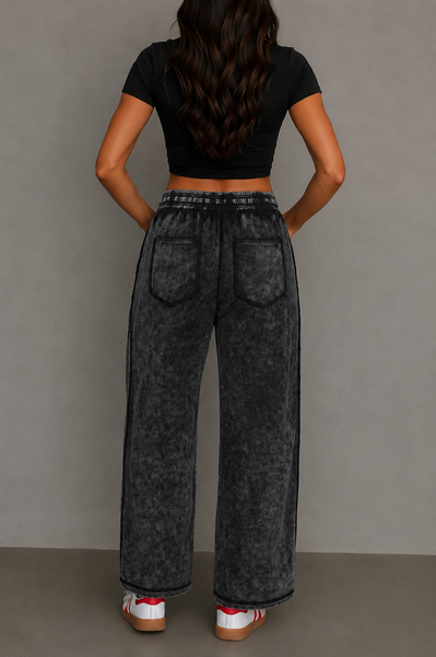 Midnight Drift Mineral Wash Lounge Pants