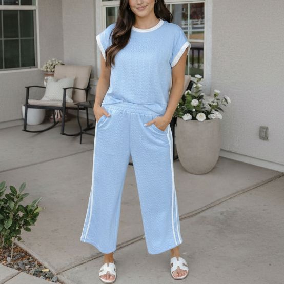 Skywave Quilted Lounge Set