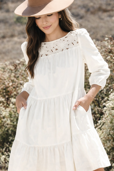 Lace Blossom Whisper Dress