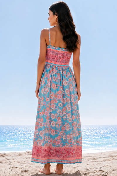 Coral Coast Blossom Maxi Dress