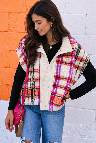 Sunset Glow Sherpa Vest