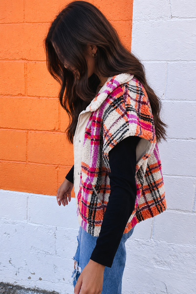 Sunset Glow Sherpa Vest