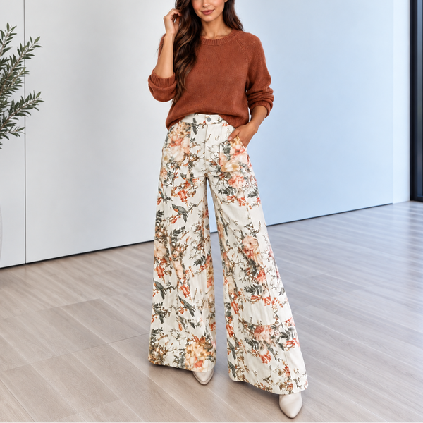 Vintage Bloom Wide Leg Jeans