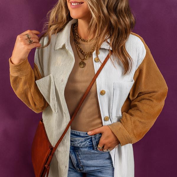 Harvest Blend Corduroy Shacket