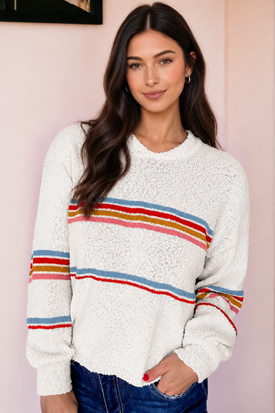 Coastal Stripe Dream Hoodie