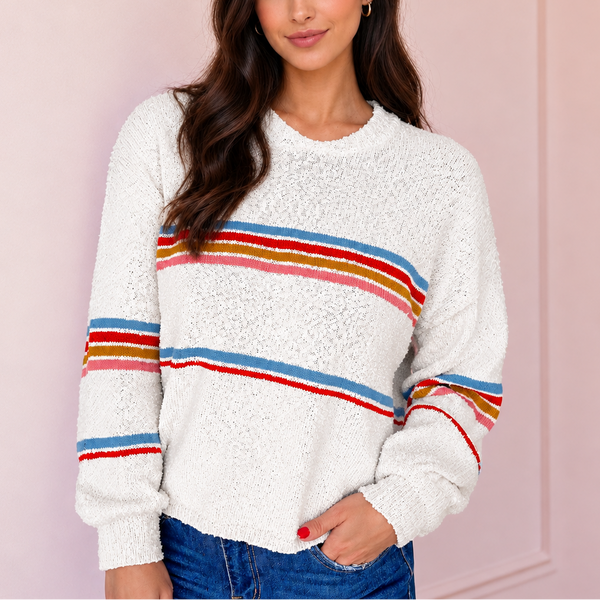 Coastal Stripe Dream Hoodie