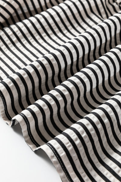 Breton Ruffle Breeze Midi Dress