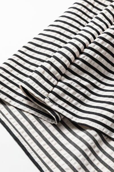 Breton Ruffle Breeze Midi Dress