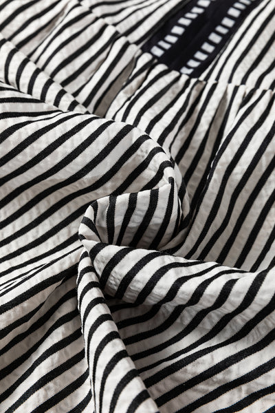 Breton Ruffle Breeze Midi Dress