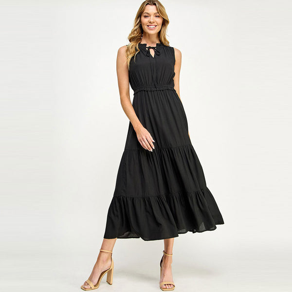 Love Kuza Summertime Breeze Tiered Midi Dress Love, Kuza Love Kuza Summertime Breeze Tiered Midi Dress Love, Kuza