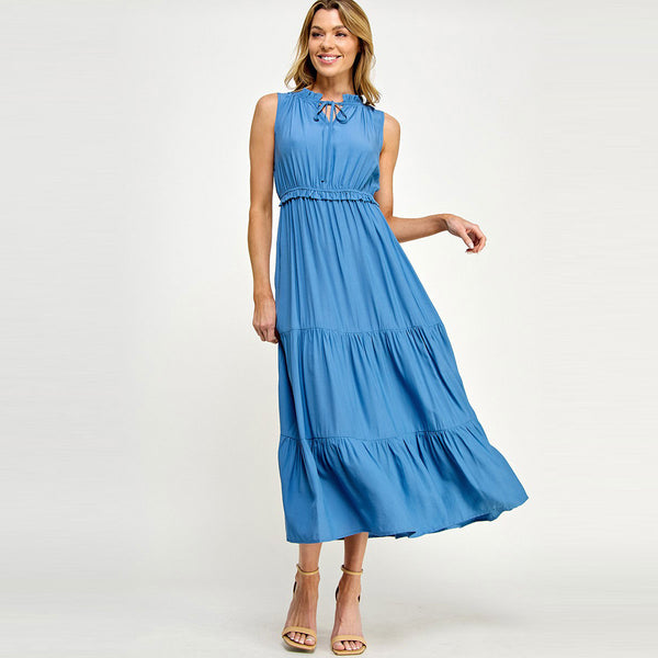 Summertime Breeze Tiered Midi Dress Summertime Breeze Tiered Midi Dress