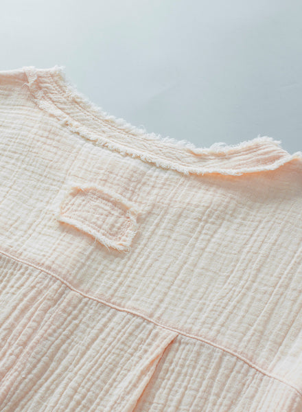 Sun-Kissed Gauze Pocket Top
