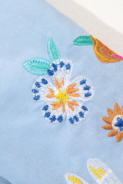 Daisy Meadow Embroidered Top