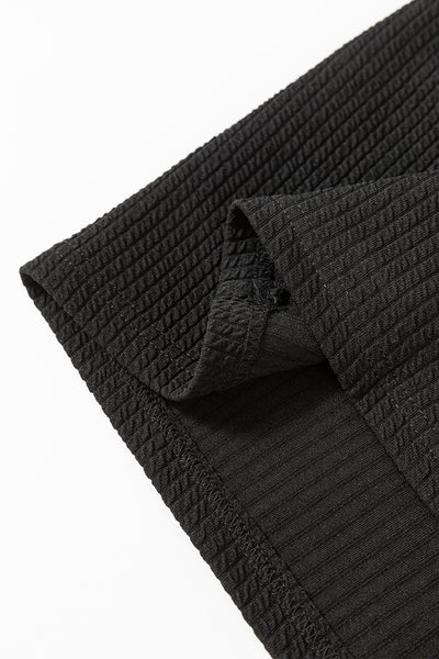 Urban Texture Waffle Knit Top