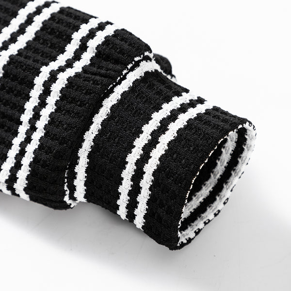 Midnight Stripe Half-Zip Pullover