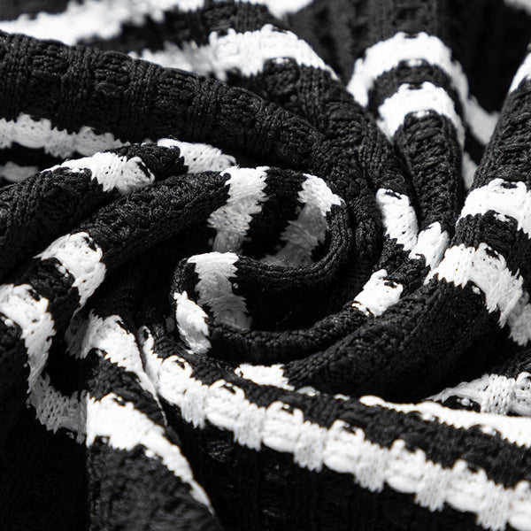 Midnight Stripe Half-Zip Pullover
