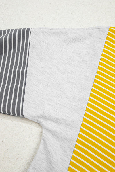 Sunny Stripe Colorblock Hoodie