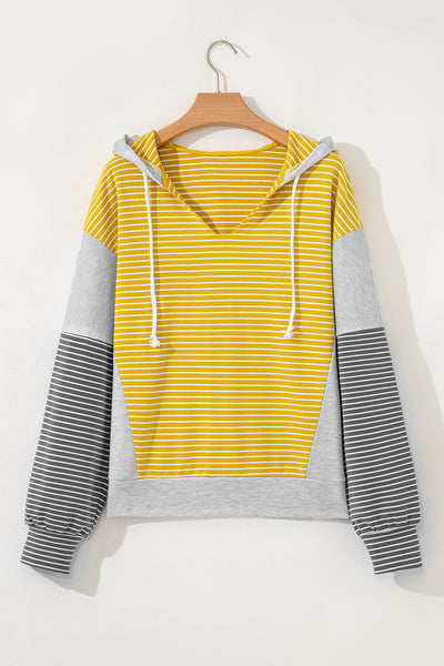 Sunny Stripe Colorblock Hoodie