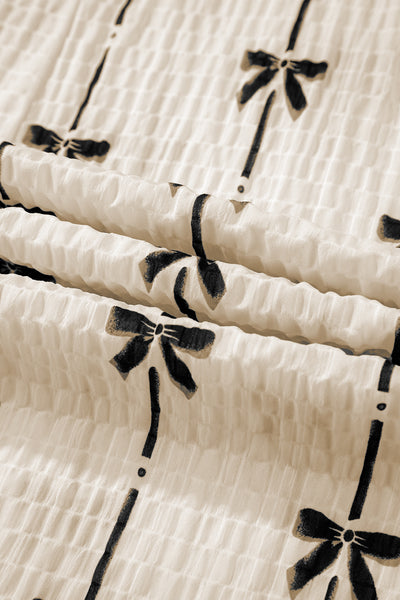 Bow Bliss Crinkle Top