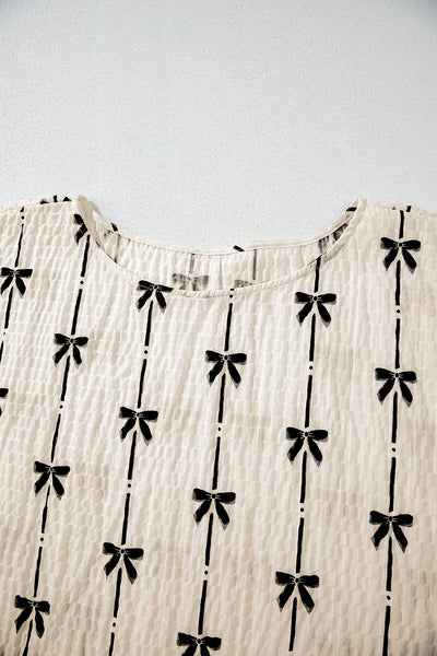 Bow Bliss Crinkle Top