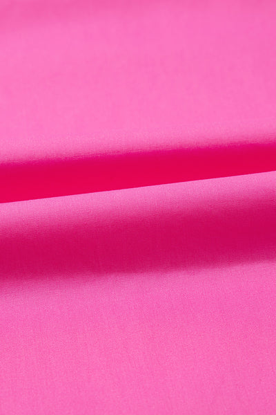 Hot Pink Scallop Flutter Top