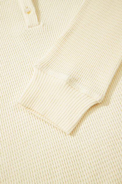 Buttercream Henley Top