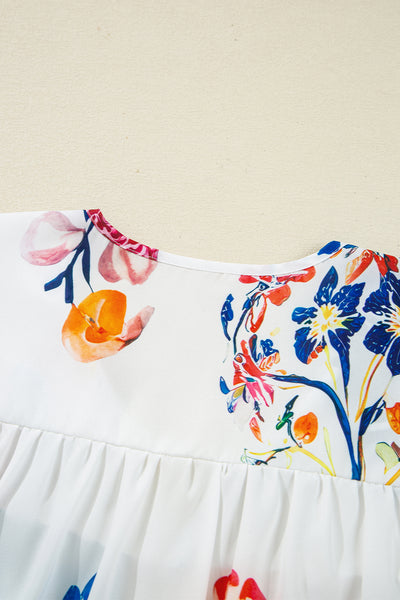 Bohemian Blossom Tassel Blouse