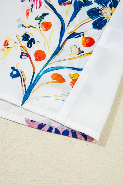 Bohemian Blossom Tassel Blouse