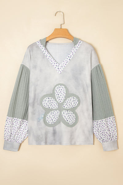 Meadow Blossom Patchwork Hoodie