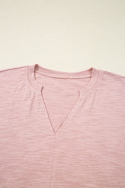 Blushing Petals Eyelet Sleeve Top