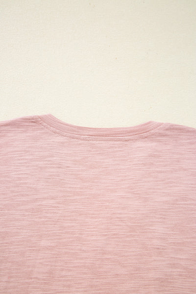 Blushing Petals Eyelet Sleeve Top
