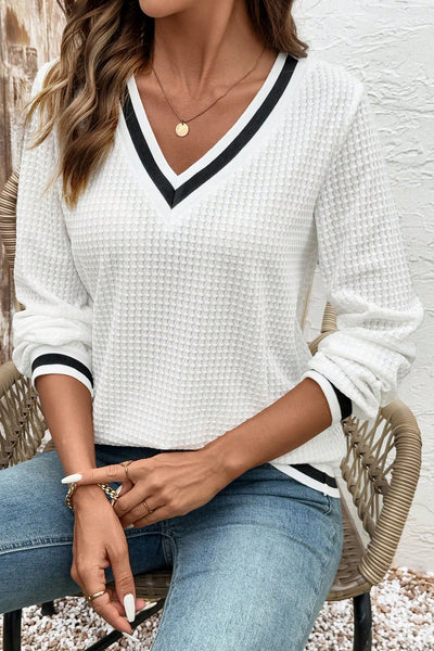 Urban Edge Waffle Knit Top