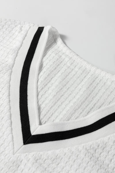 Urban Edge Waffle Knit Top