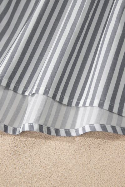 Harbor Light Striped Peplum Blouse