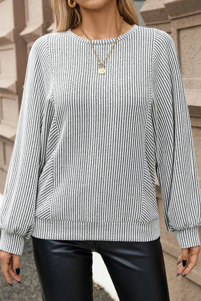 Urban Rhythm Striped Knit Top