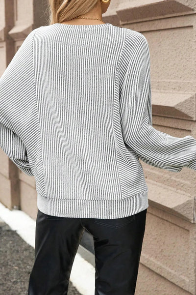 Urban Rhythm Striped Knit Top