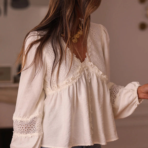 Lumiure Lace Artisan Blouse