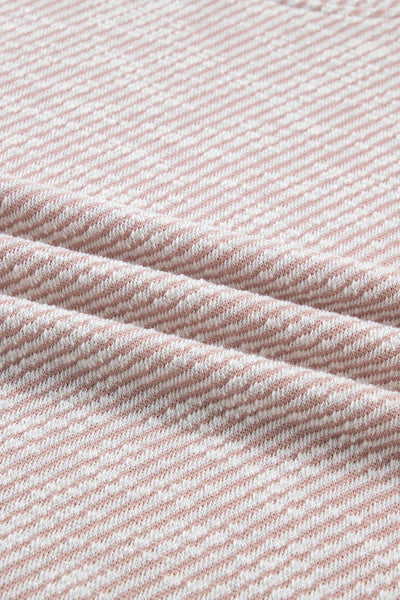 Blush Sweetheart Ruffle Knit Top
