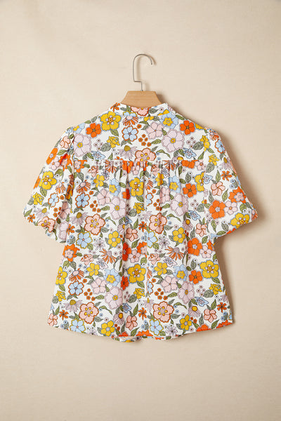 Meadow Embroidered Peasant Blouse