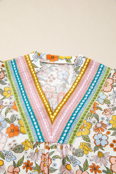 Meadow Embroidered Peasant Blouse