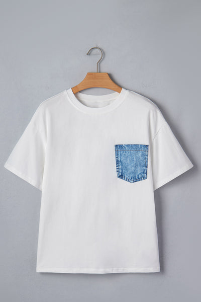 Denim Pocket Tee